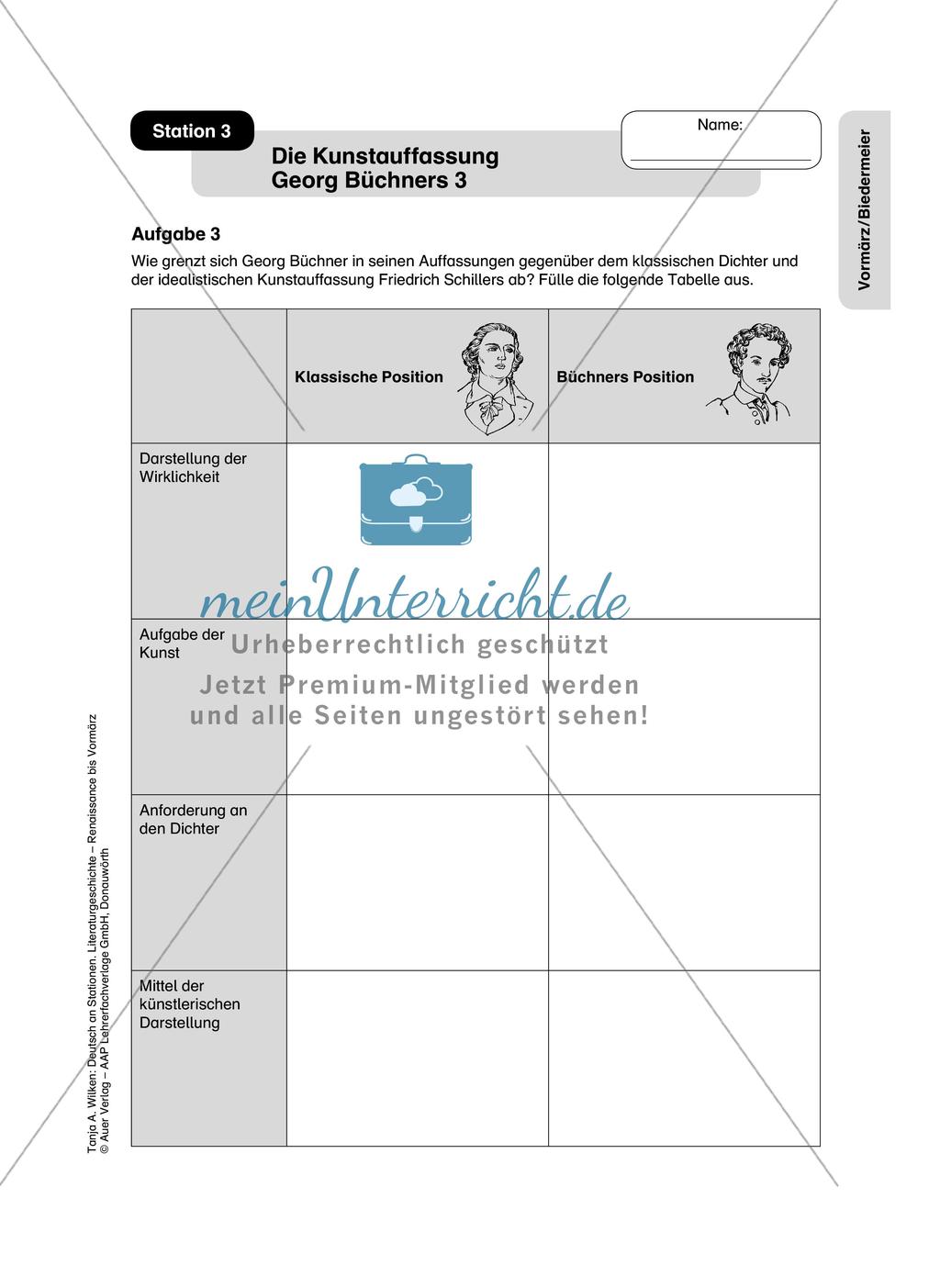 Literaturgeschichte: Vormärz / Biedermeier Preview 15
