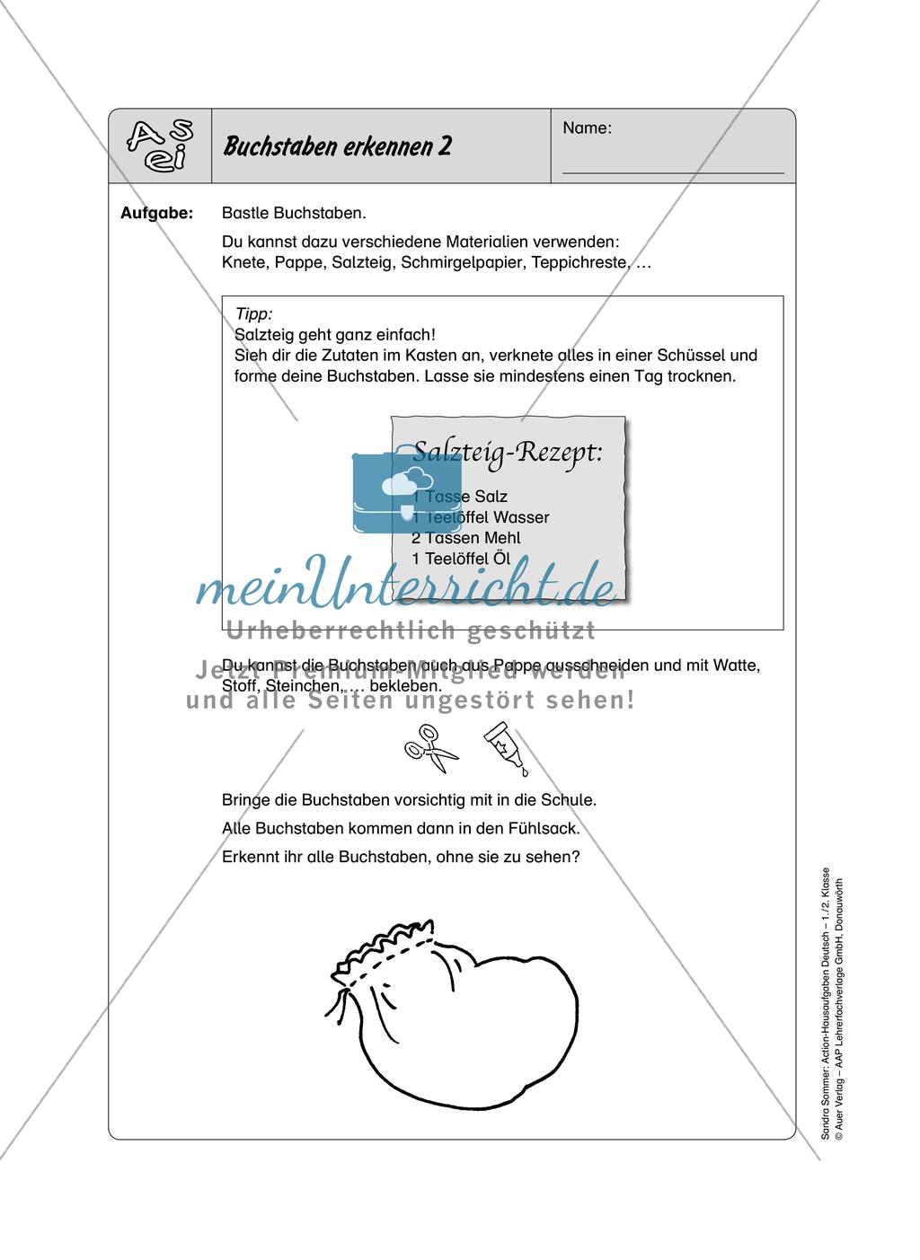Hausaufgaben: Buchstaben und Laute Preview 13