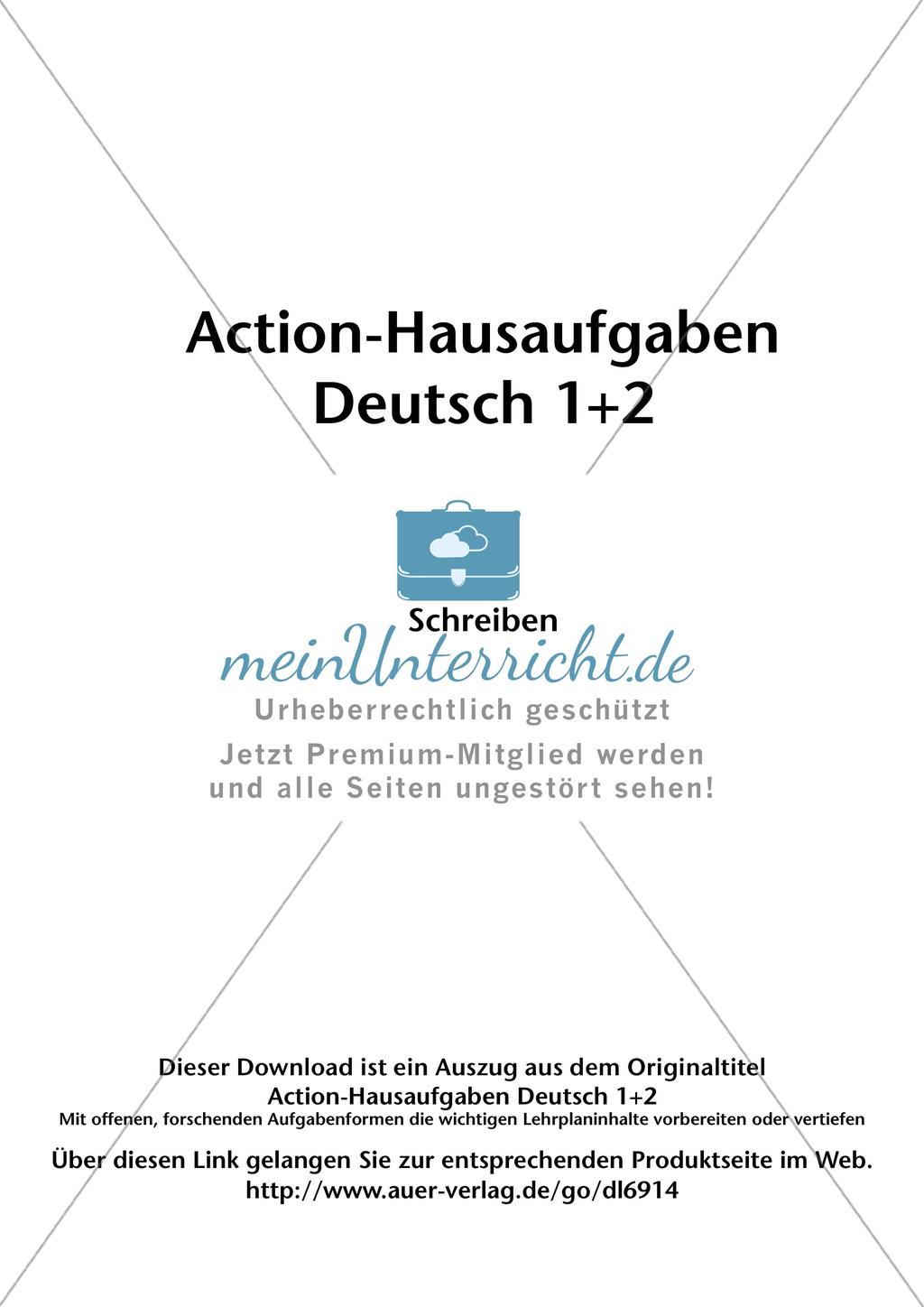 Hausaufgaben: Schreiben Preview 2