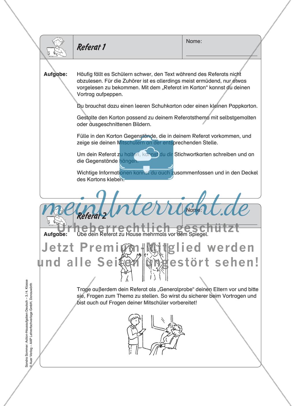 Bewegte Hausaufgaben: Präsentieren Preview 7