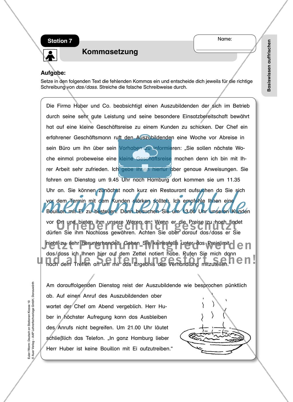 Basiswissen: Grammatik Preview 10