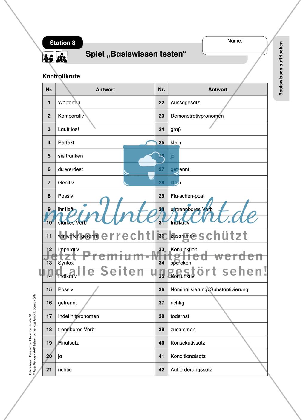 Basiswissen: Grammatik Preview 14