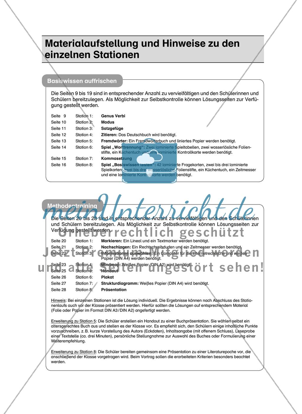 Basiswissen: Grammatik Preview 3