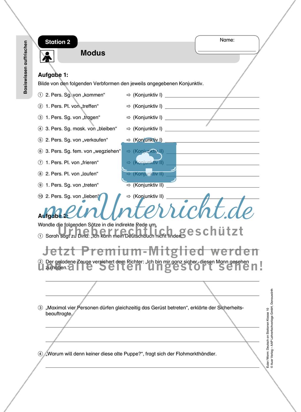 Basiswissen: Grammatik Preview 6