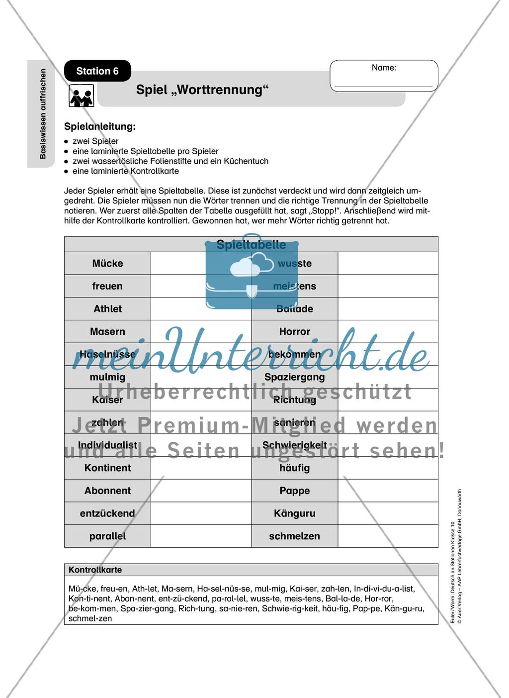 Basiswissen: Grammatik Preview 9