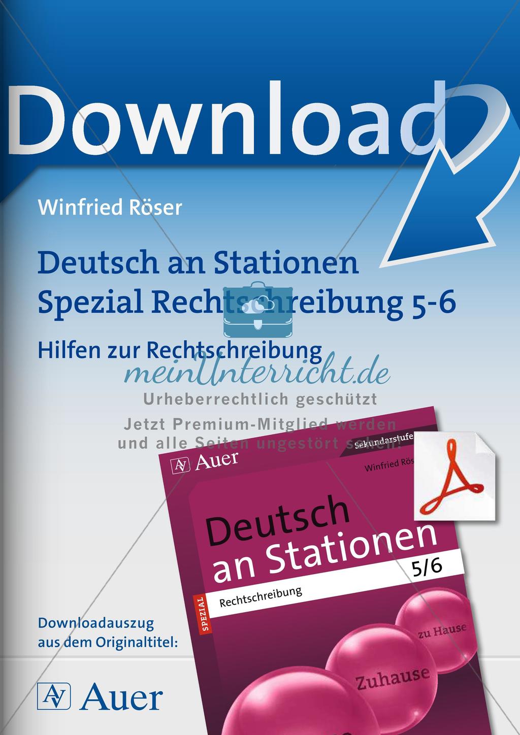 Rechtschreibhilfen Preview 1