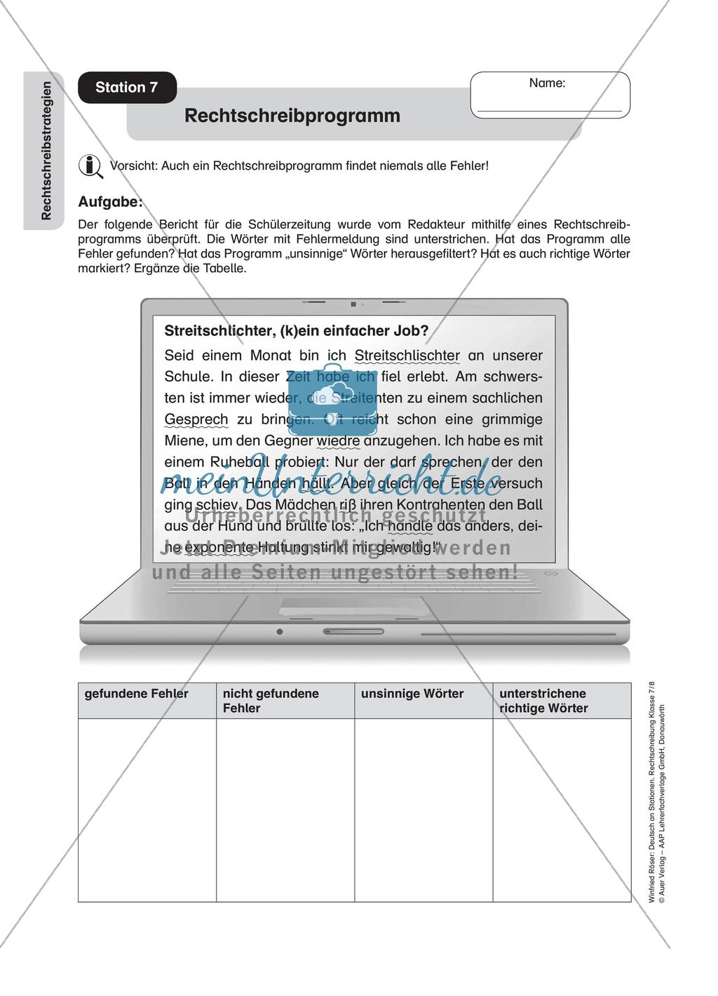 Rechtschreibstrategien Preview 10