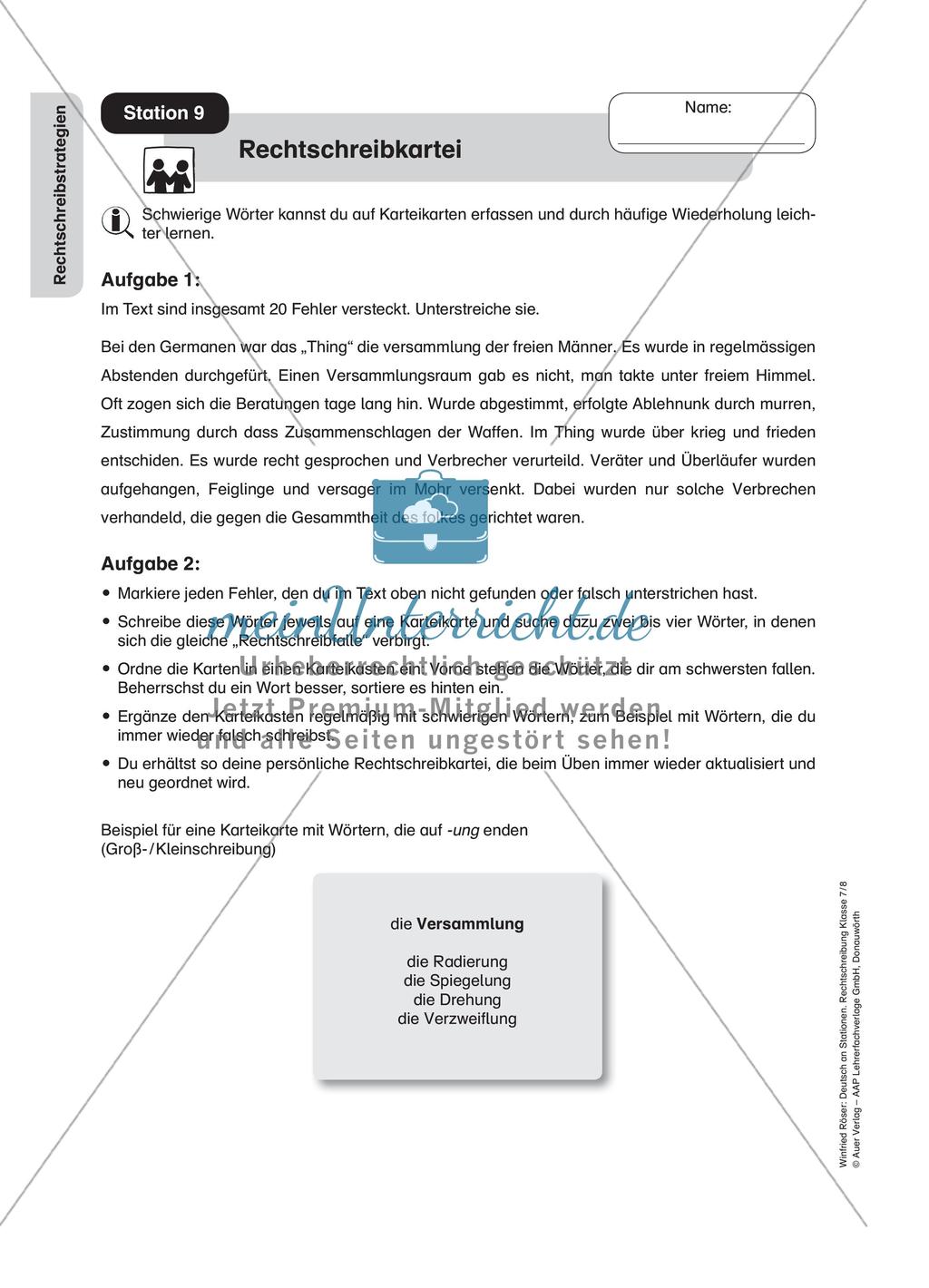 Rechtschreibstrategien Preview 12
