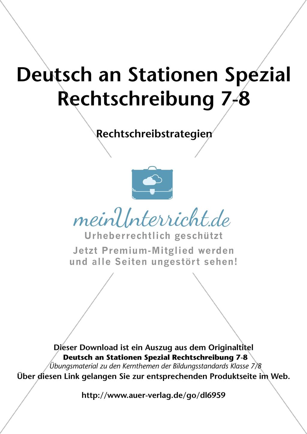 Rechtschreibstrategien Preview 2