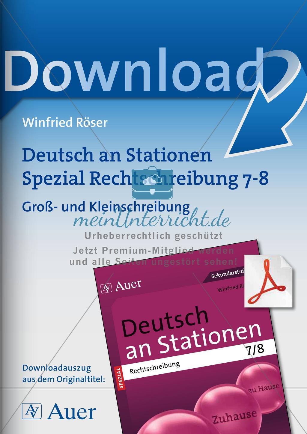 Groß- und Kleinschreibung Preview 1
