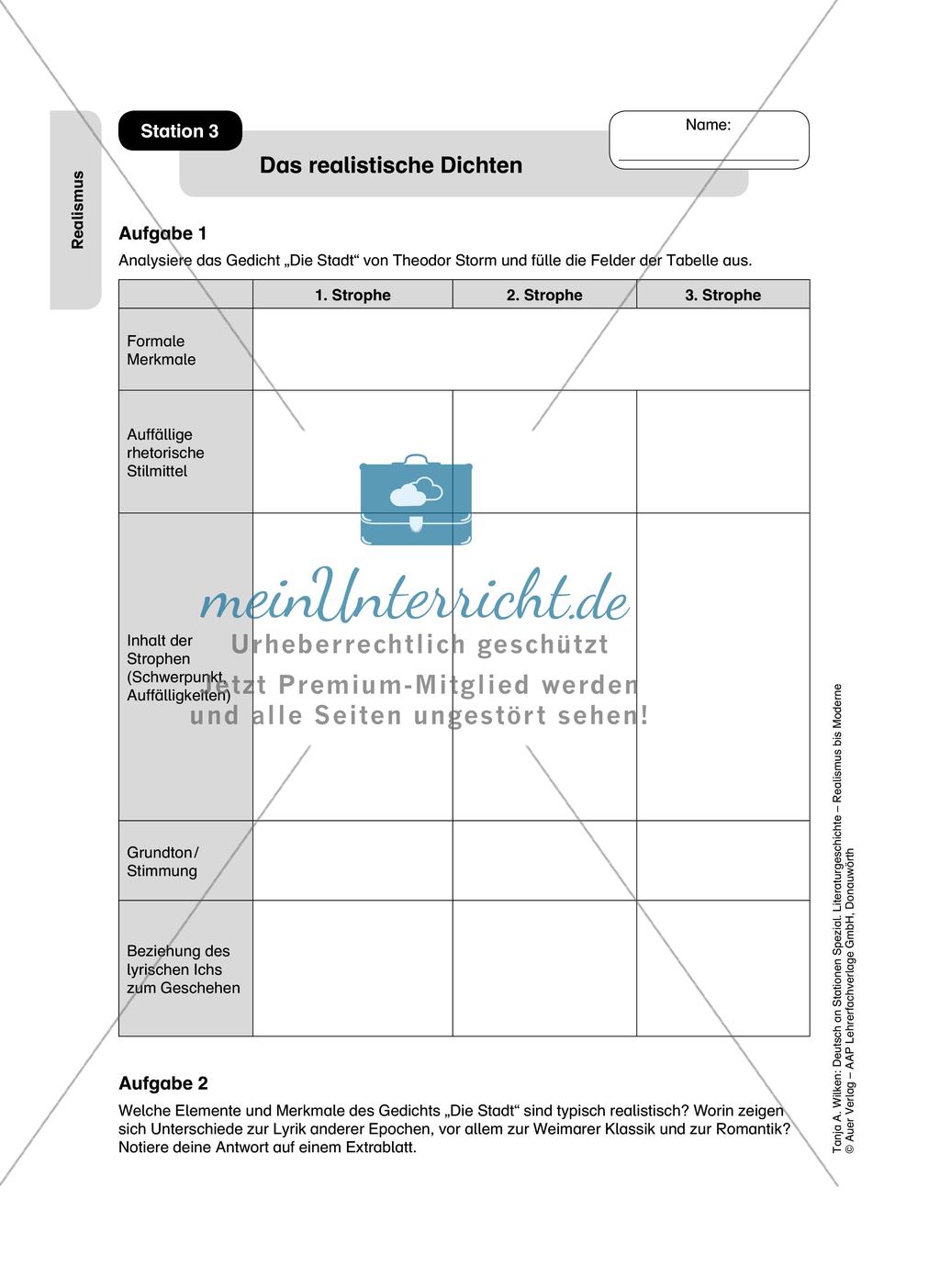 Literaturgeschichte: Realismus Preview 11