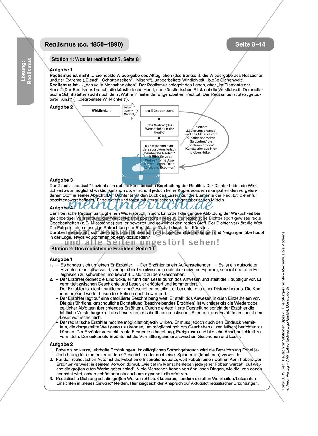 Literaturgeschichte: Realismus Preview 12