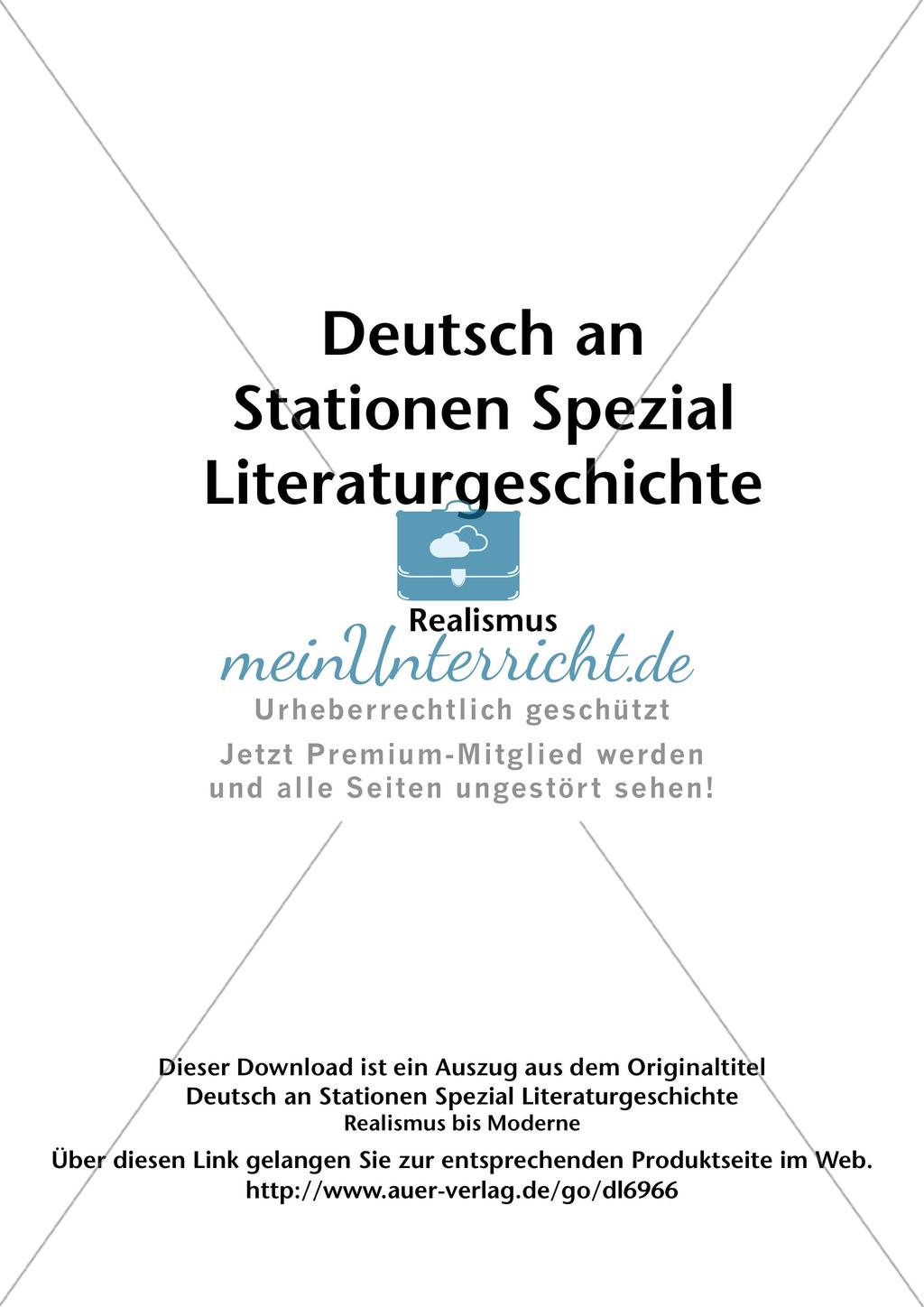 Literaturgeschichte: Realismus Preview 2