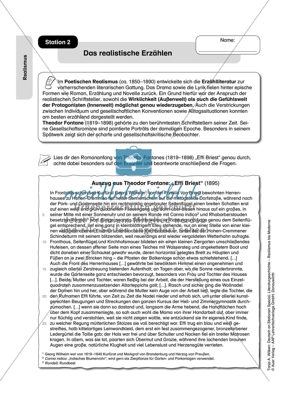 Literaturgeschichte: Realismus Preview 7