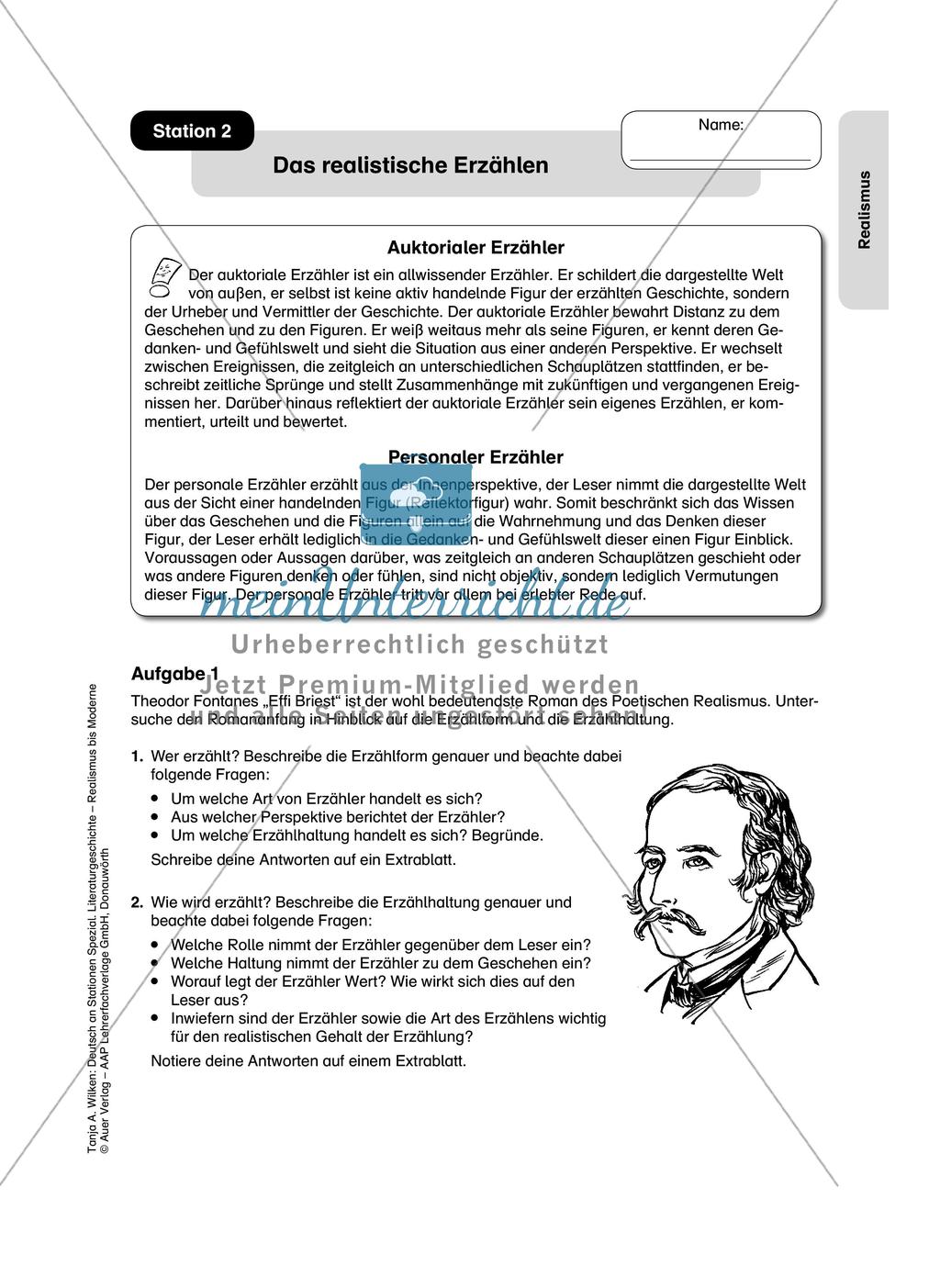 Literaturgeschichte: Realismus Preview 8