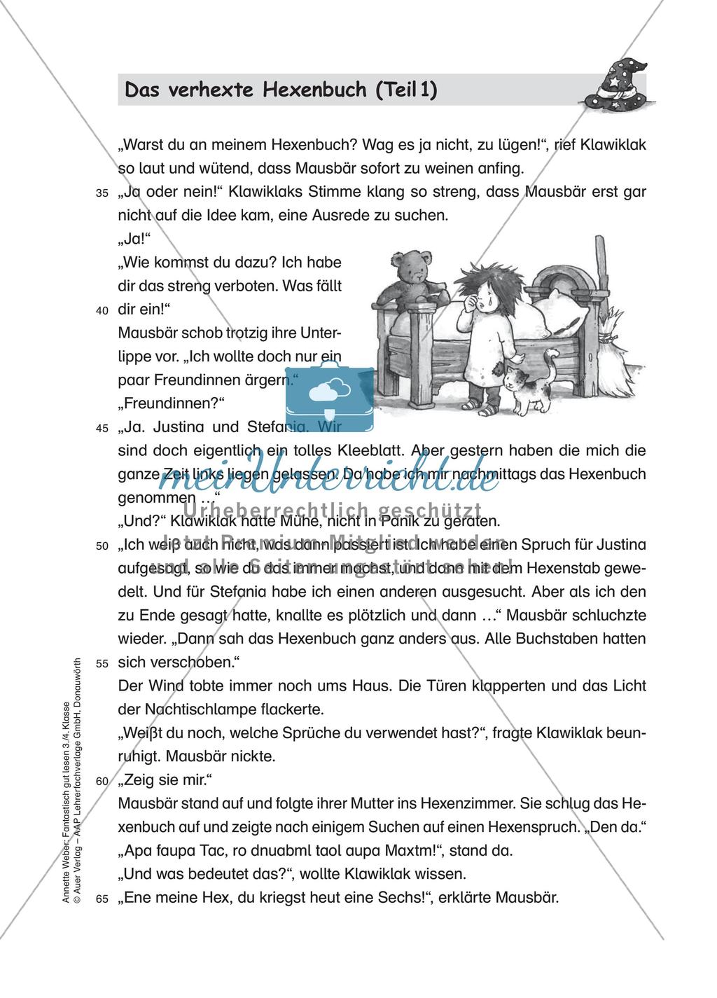 Leseförderung: Das verhexte Hexenbuch Preview 4