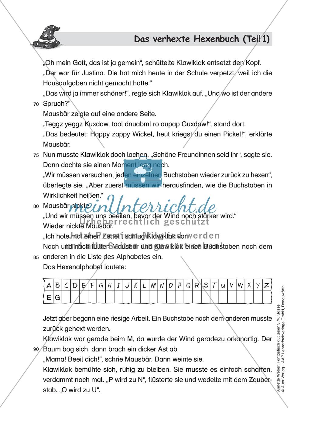 Leseförderung: Das verhexte Hexenbuch Preview 5
