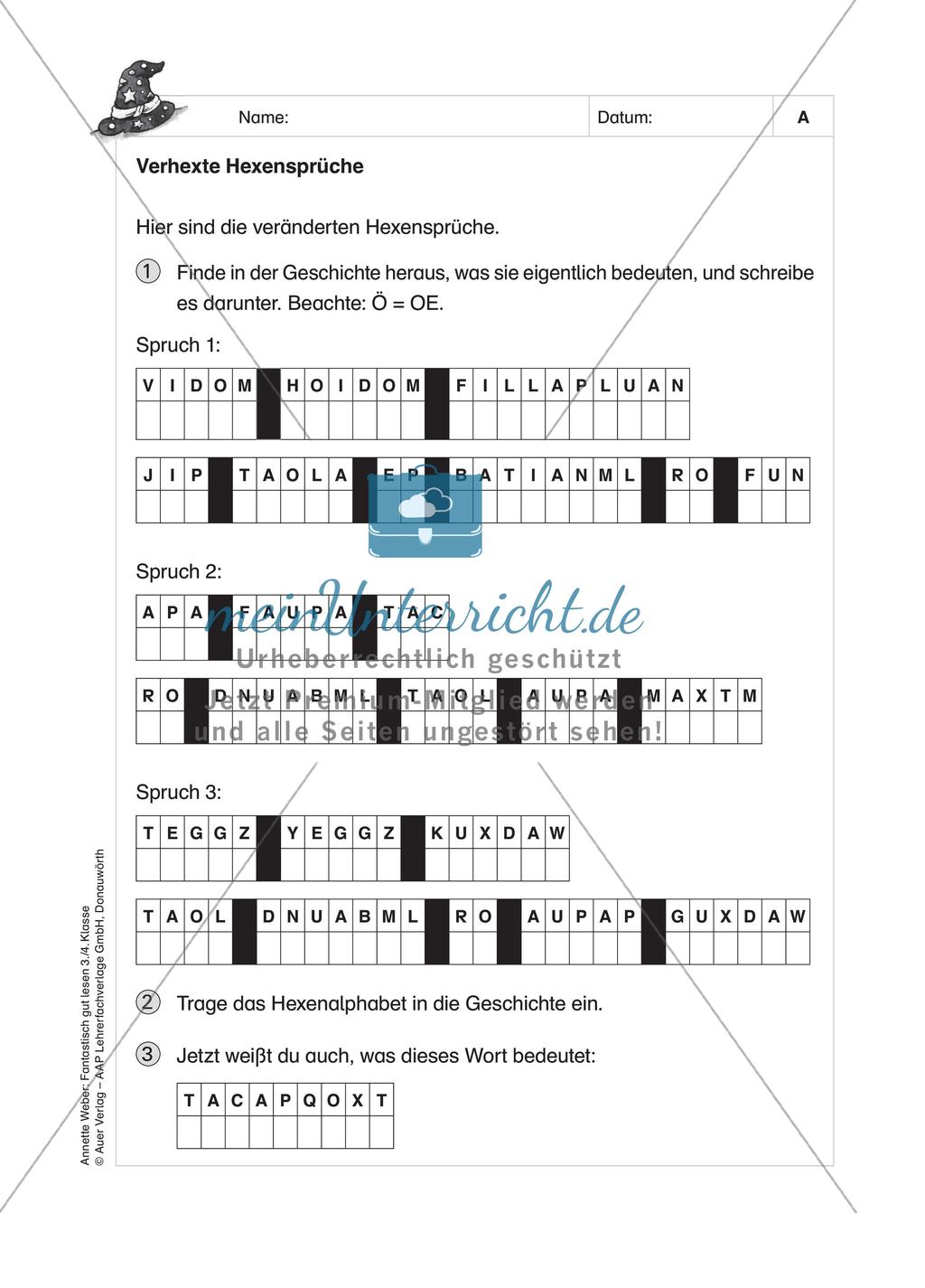 Leseförderung: Das verhexte Hexenbuch Preview 6