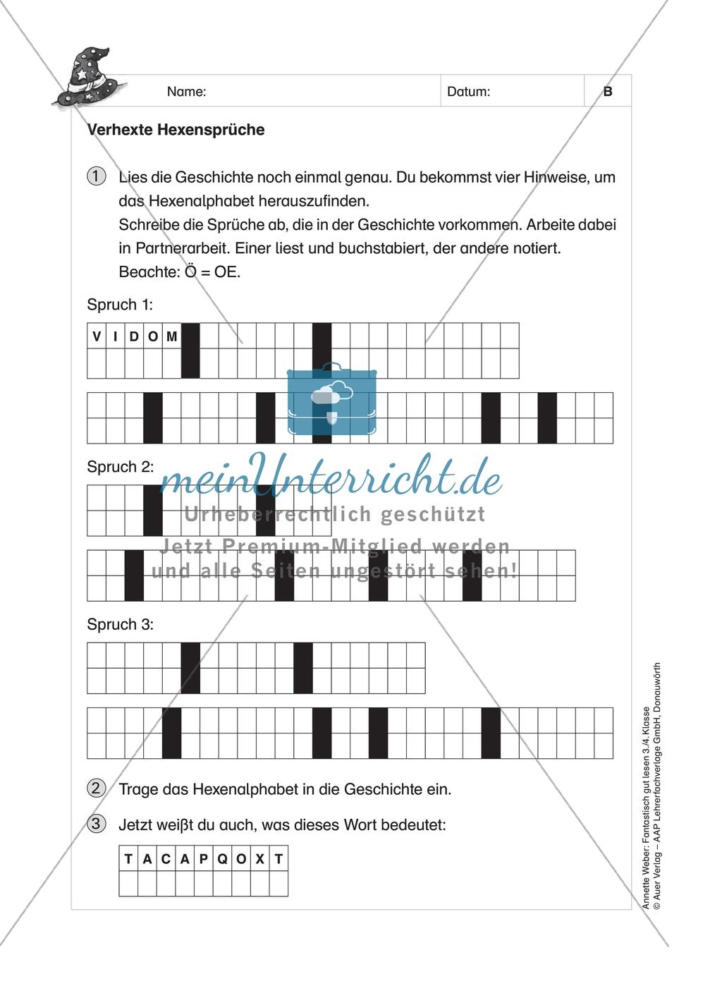 Leseförderung: Das verhexte Hexenbuch Preview 7