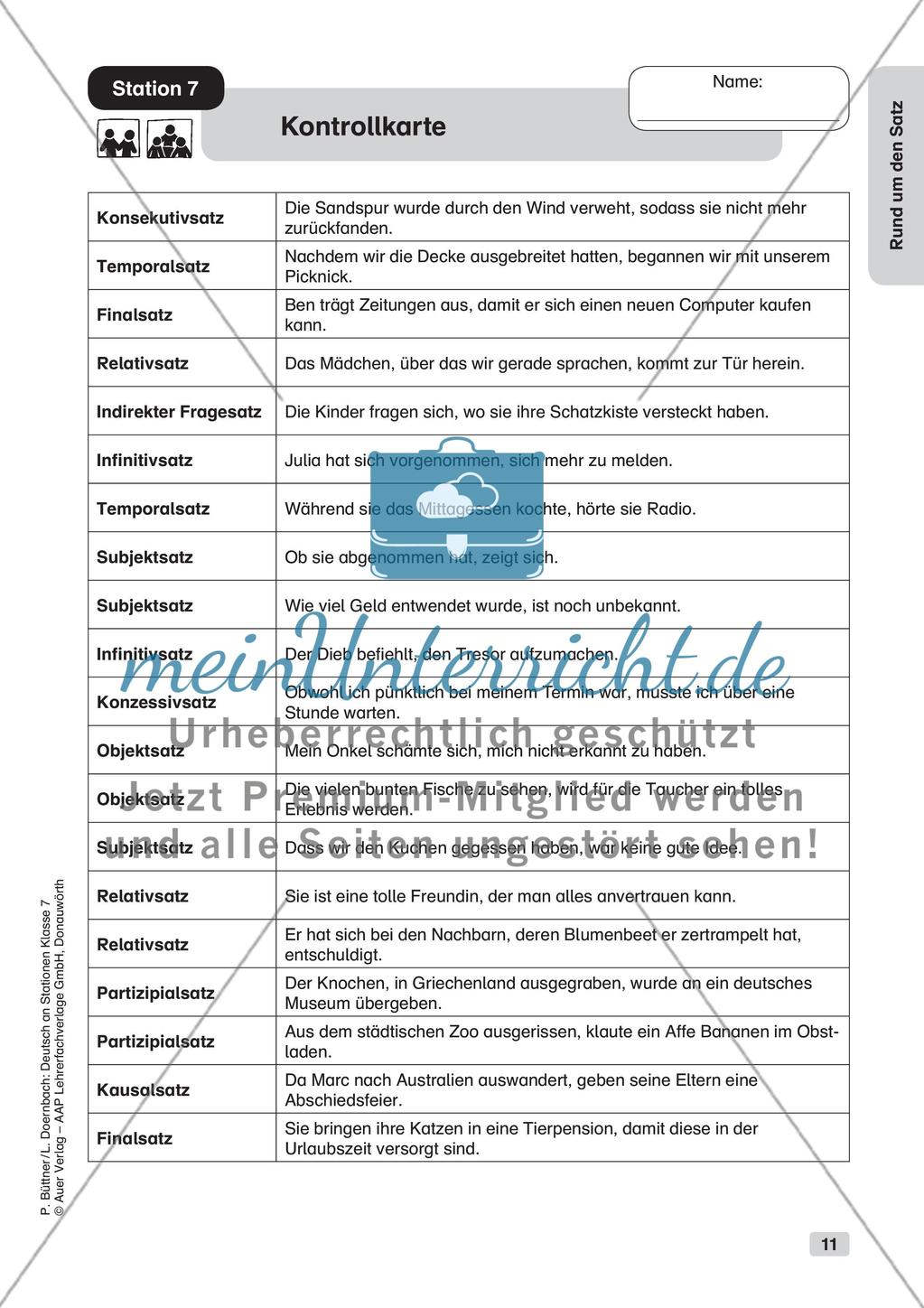 Zusammengesetzte Sätze und Satzarten Preview 13