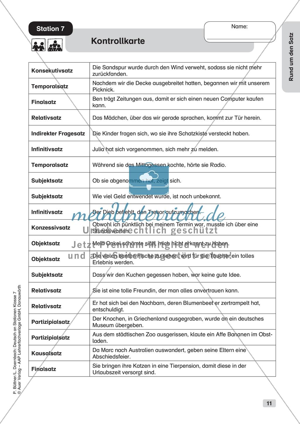 Zusammengesetzte Sätze und Satzarten Preview 13