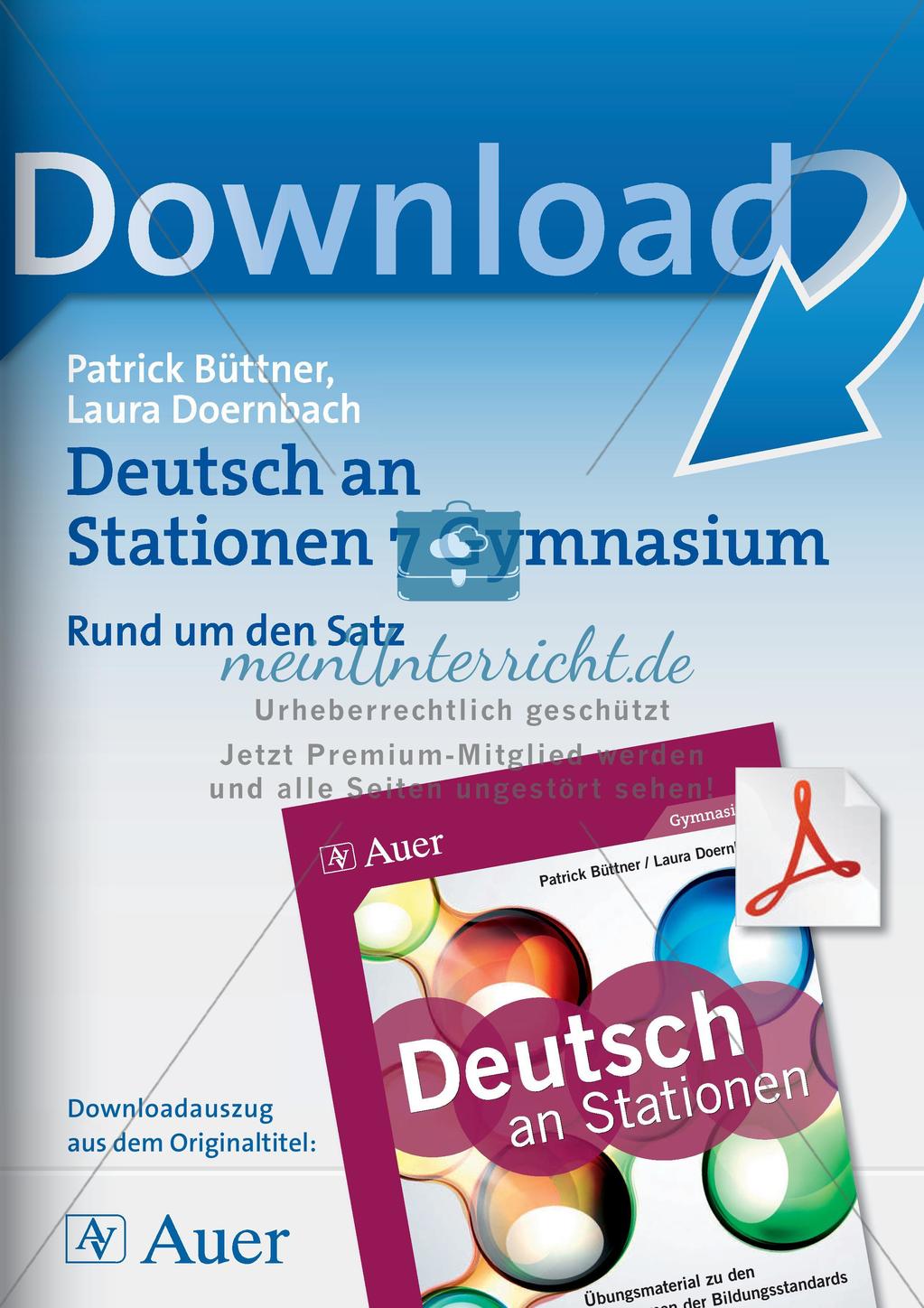 Zusammengesetzte Sätze und Satzarten Preview 1