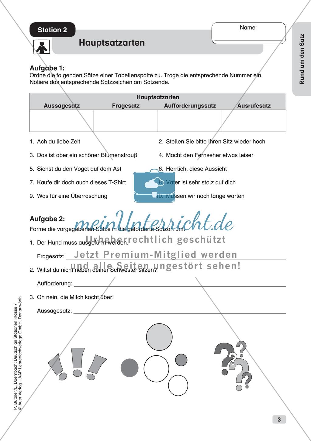 Zusammengesetzte Sätze und Satzarten Preview 5