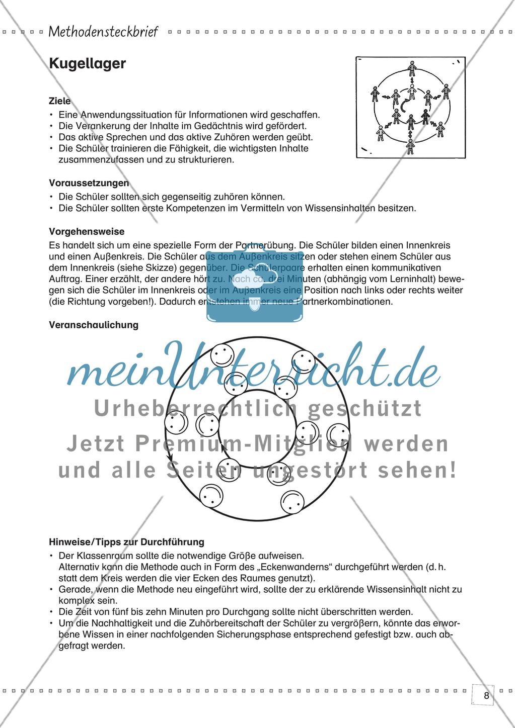 Kooperative Lernmethoden: Erzählungen vom Wochenende Preview 10
