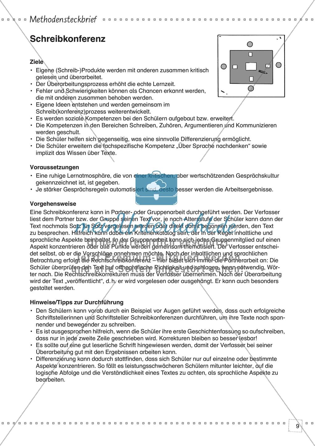 Kooperative Lernmethoden: Feriengeschichten Preview 11