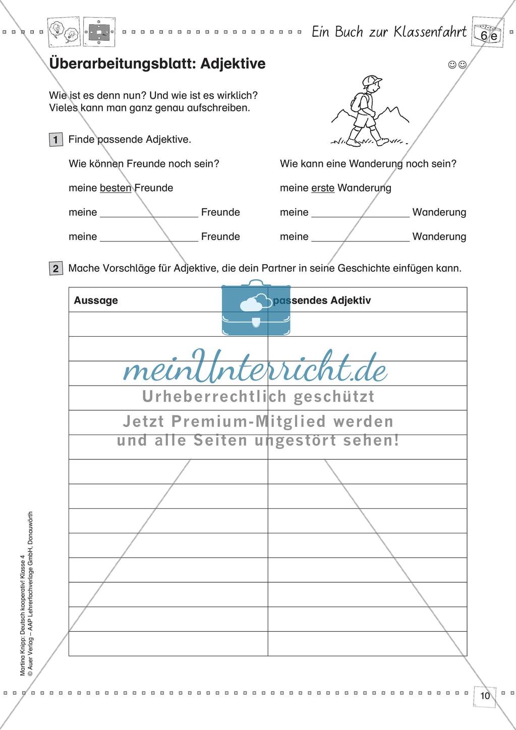 Kooperative Methoden: Ein Buch zur Klassenfahrt Preview 12