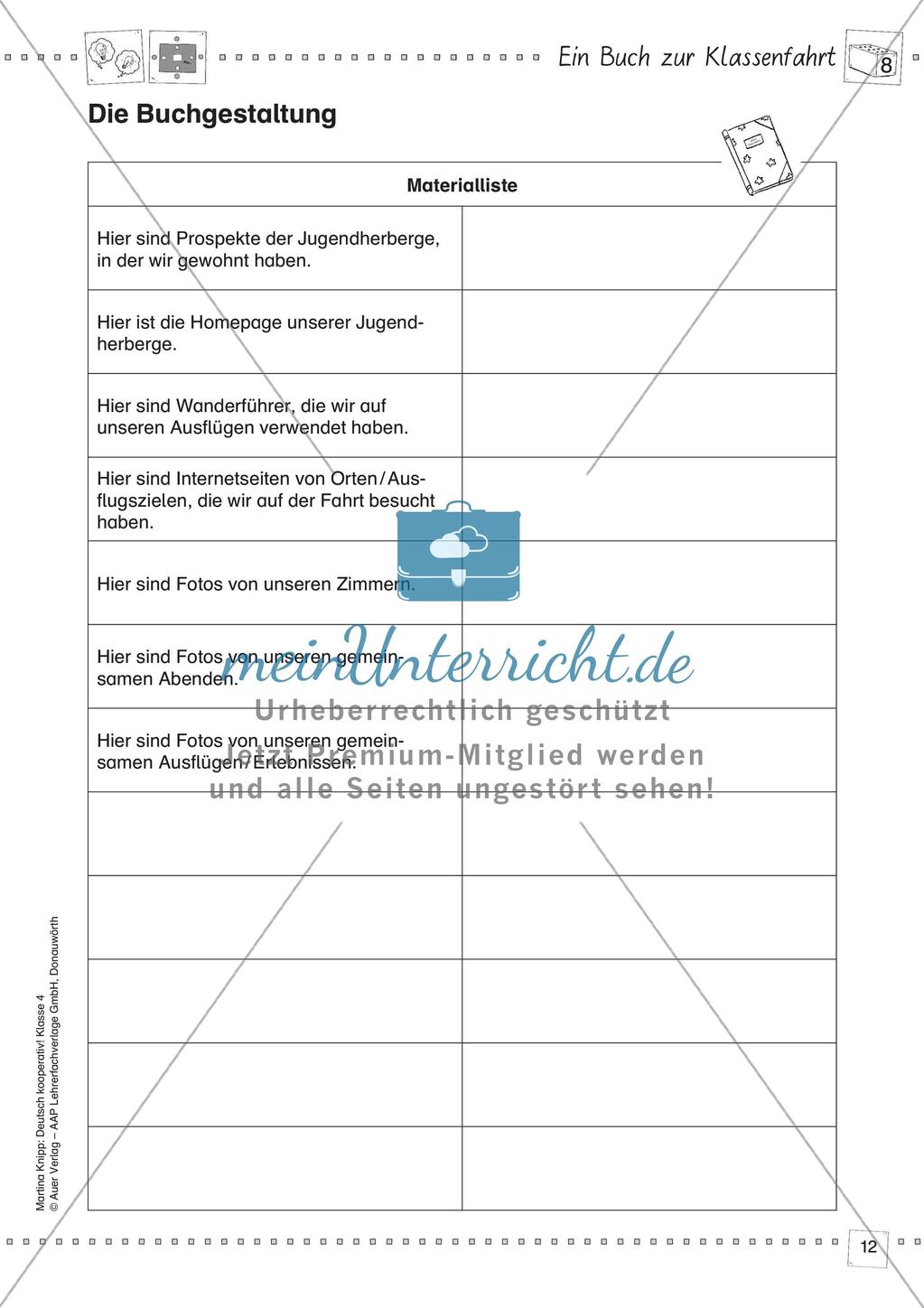 Kooperative Methoden: Ein Buch zur Klassenfahrt Preview 14