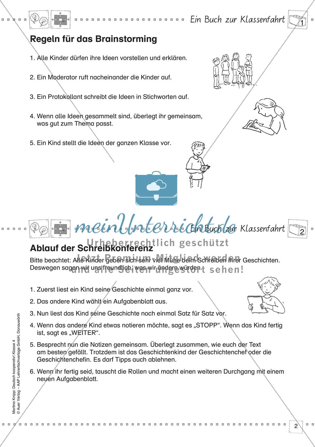 Kooperative Methoden: Ein Buch zur Klassenfahrt Preview 4