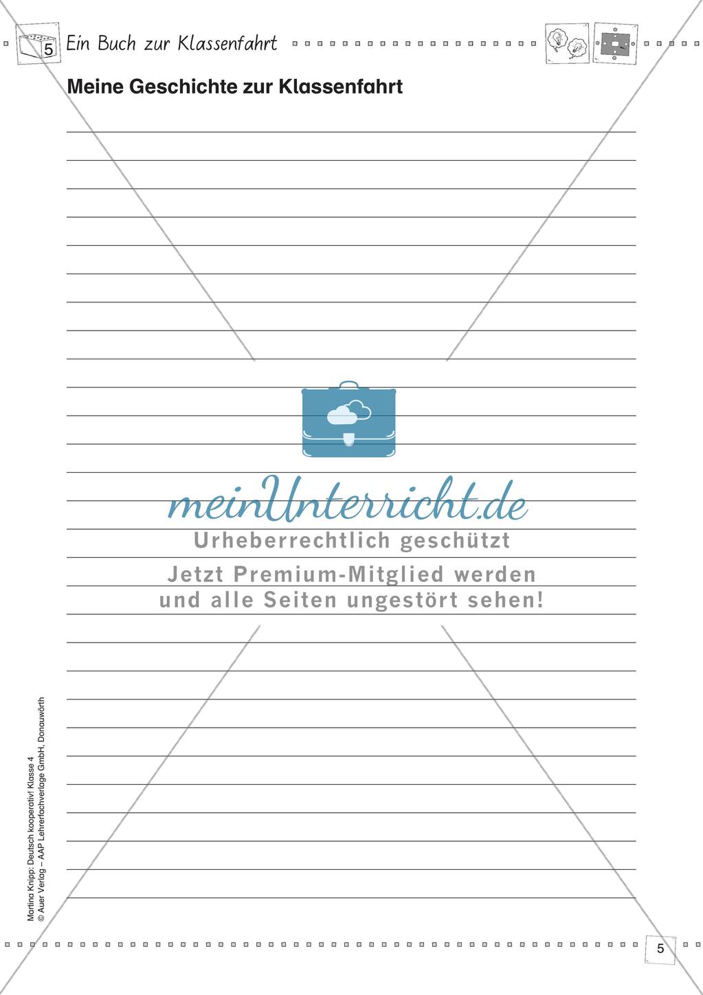 Kooperative Methoden: Ein Buch zur Klassenfahrt Preview 7