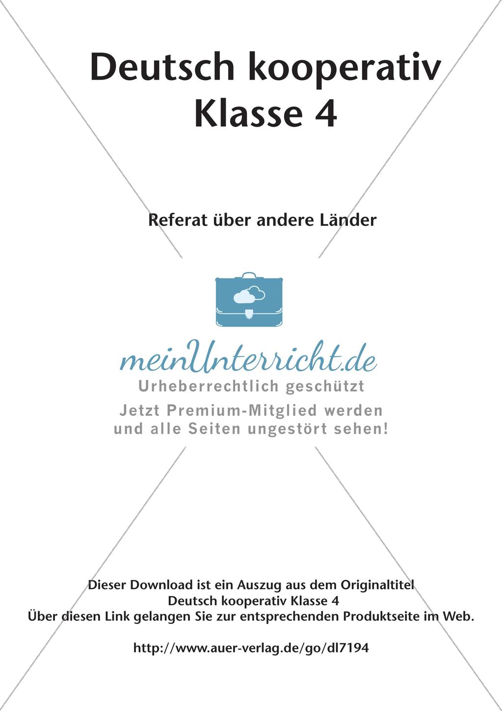 Kooperative Methoden: Referate über andere Länder Preview 2