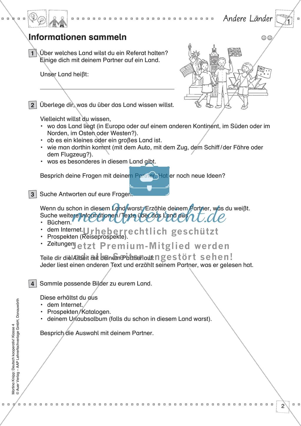 Kooperative Methoden: Referate über andere Länder Preview 4