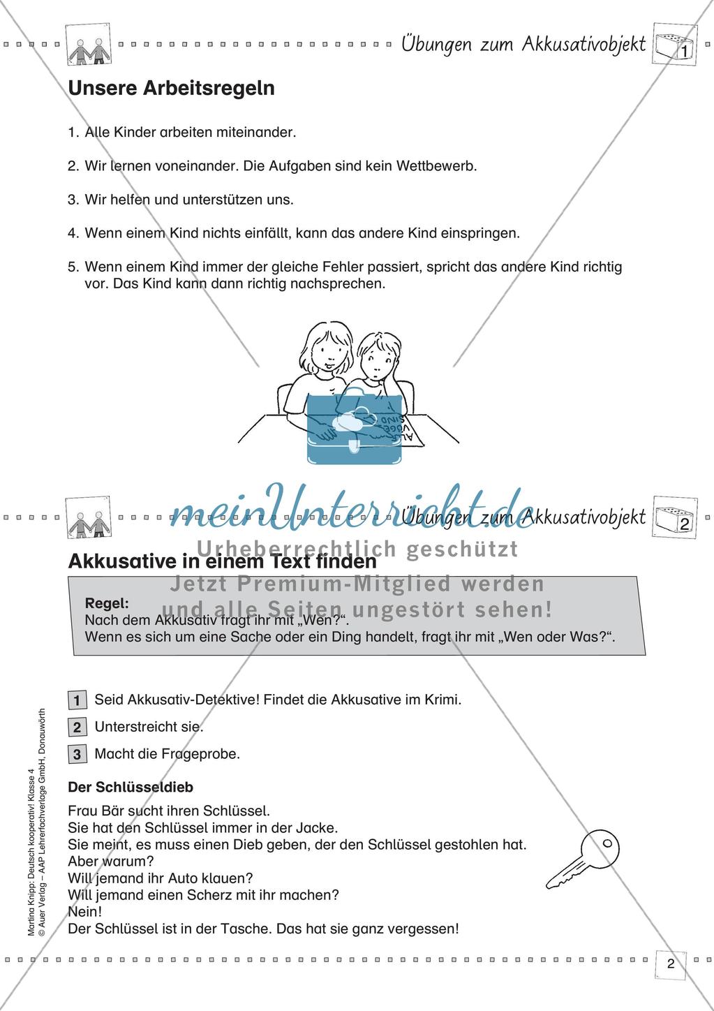 Kooperative Methoden: Akkusativobjekt Preview 4