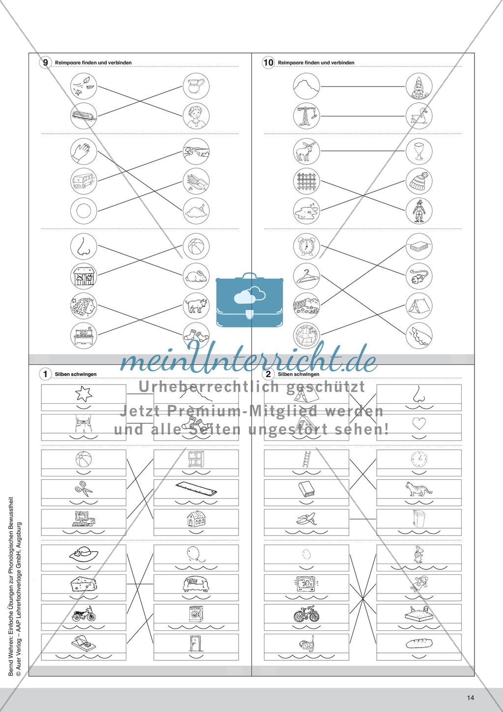 Training der Phonologischen Bewusstheit: Silben Preview 16