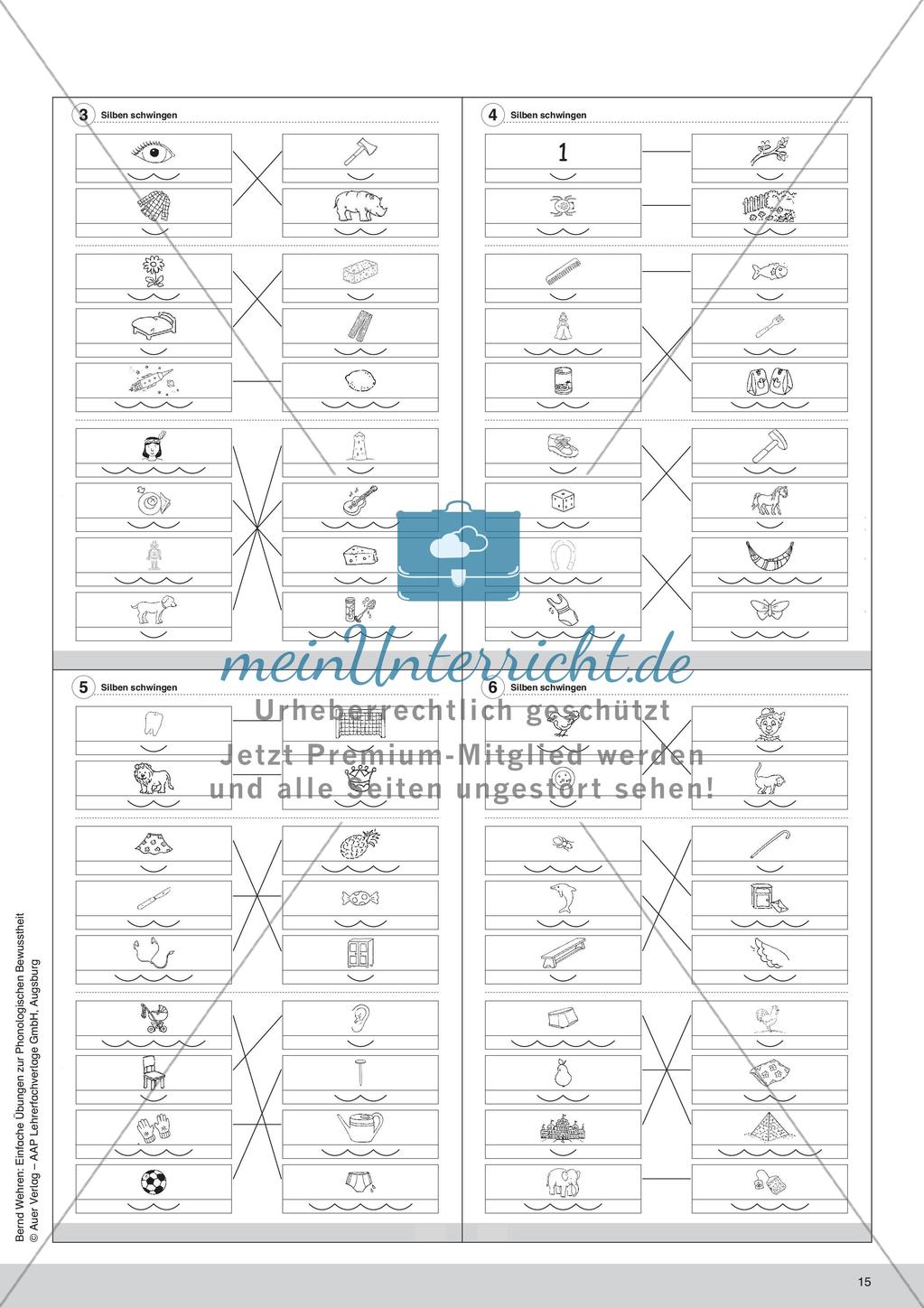 Training der Phonologischen Bewusstheit: Silben Preview 17