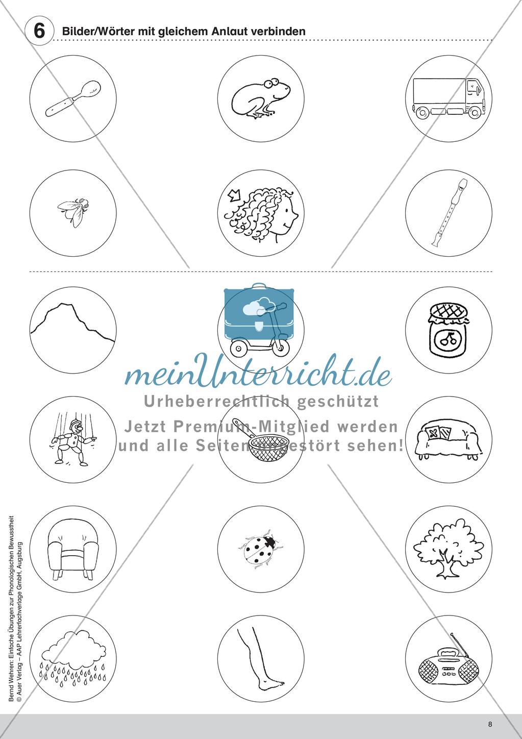 Training der Phonologischen Bewusstheit: Anlaute Preview 10