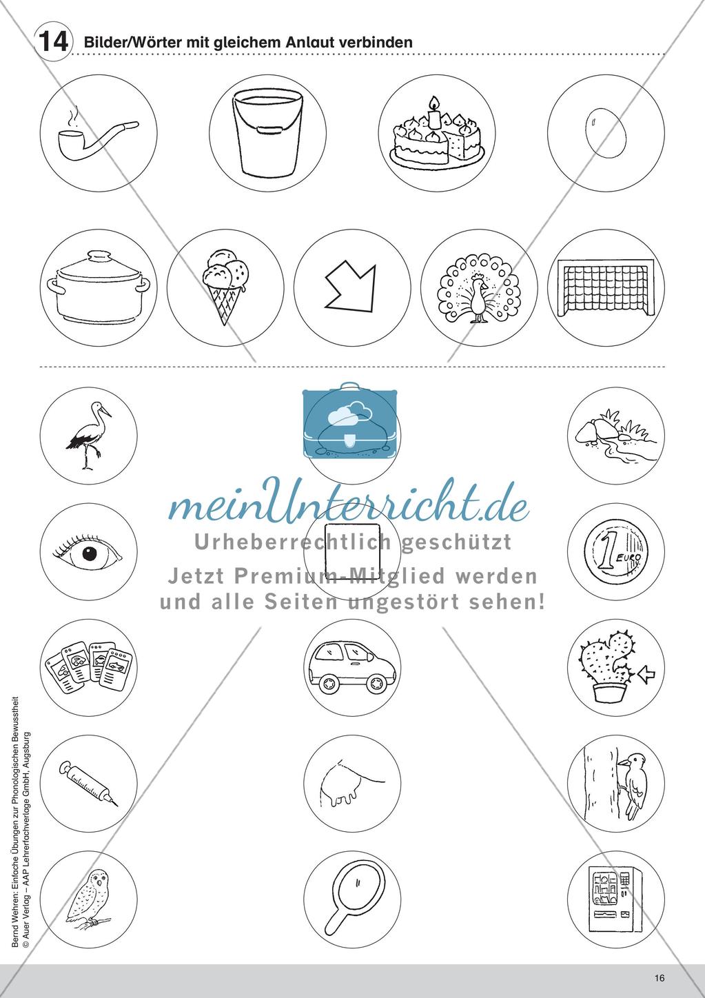 Training der Phonologischen Bewusstheit: Anlaute Preview 18
