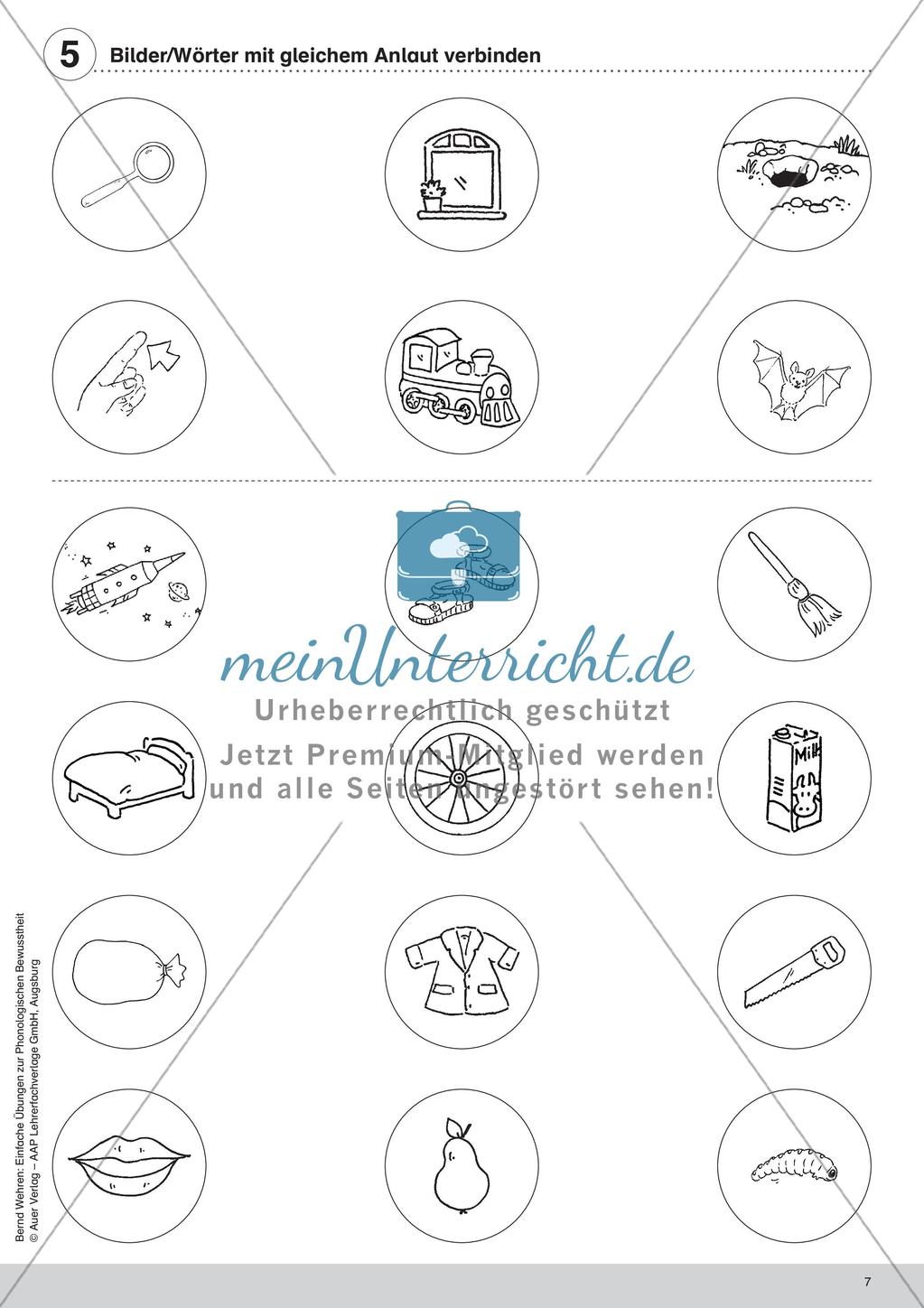 Training der Phonologischen Bewusstheit: Anlaute Preview 9