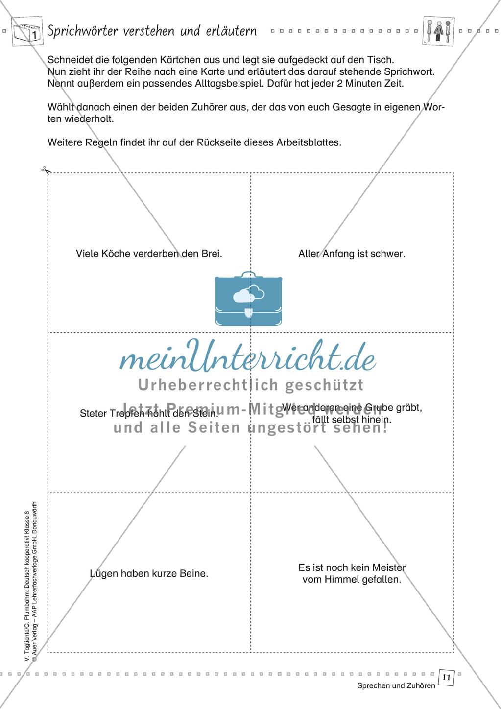 Sprechen und Zuhören Preview 13