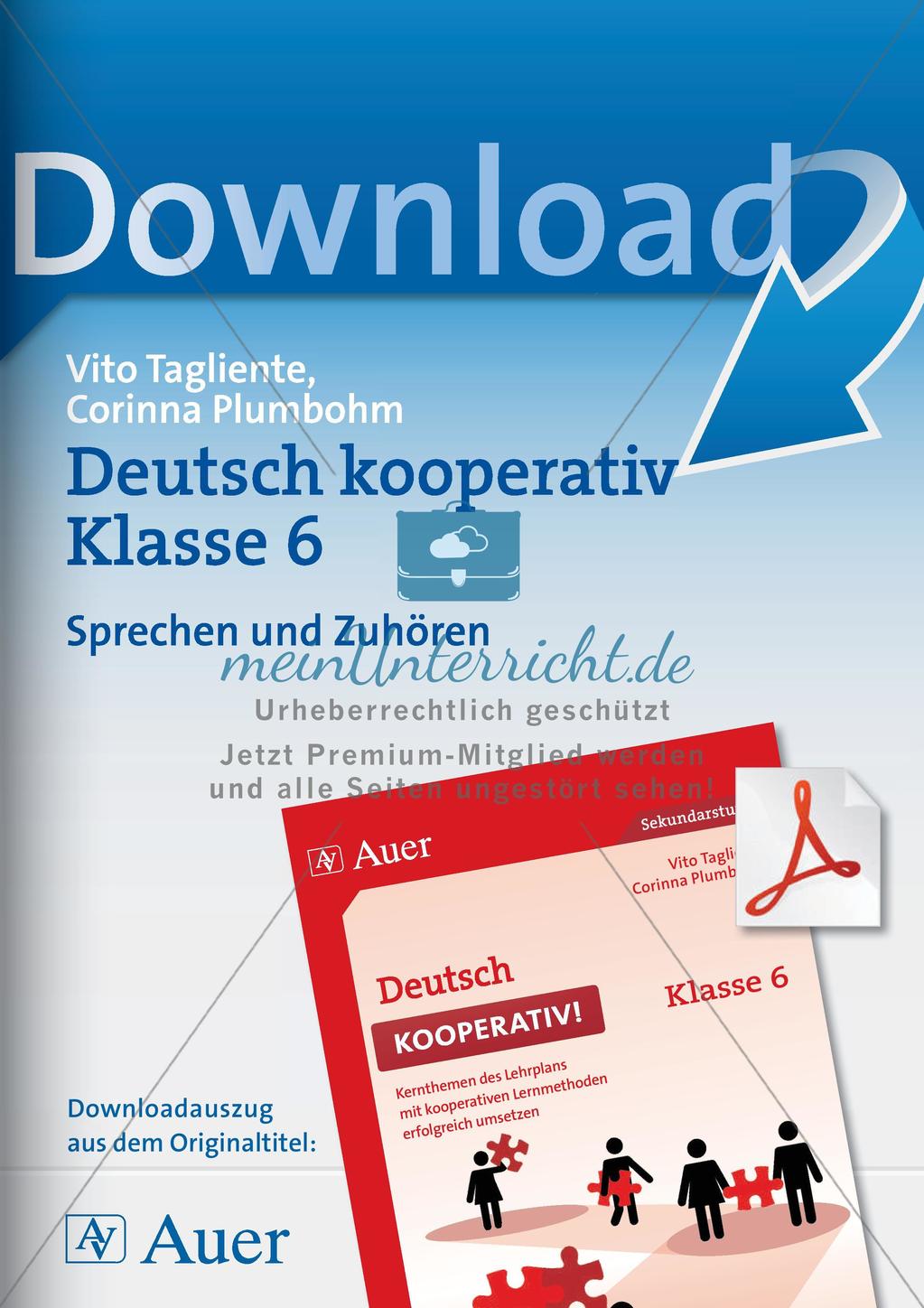 Sprechen und Zuhören Preview 1