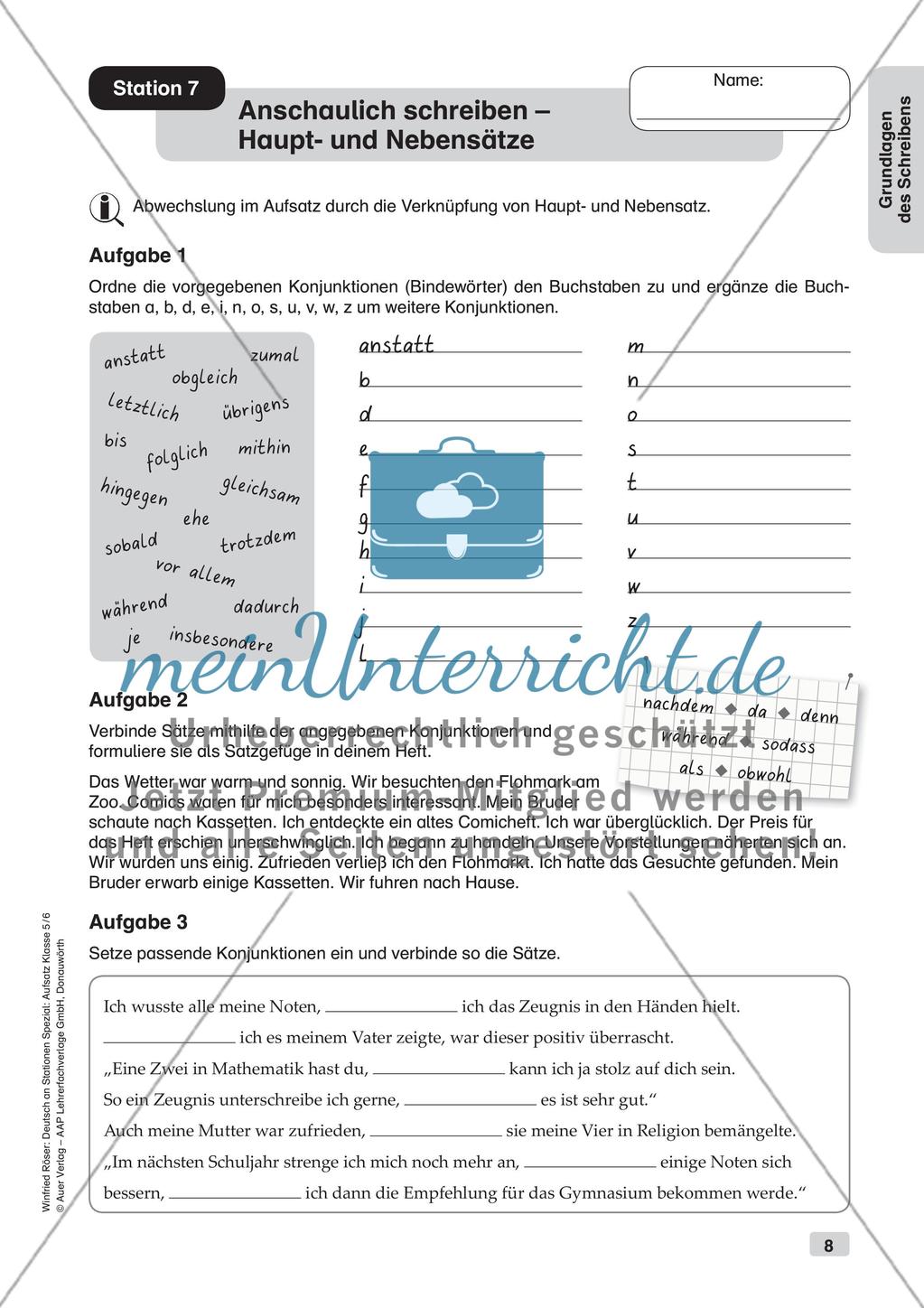 Aufsatzarbeit: Grundlagen Preview 10