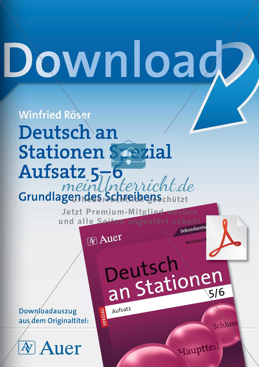 Aufsatzarbeit: Grundlagen Preview 1