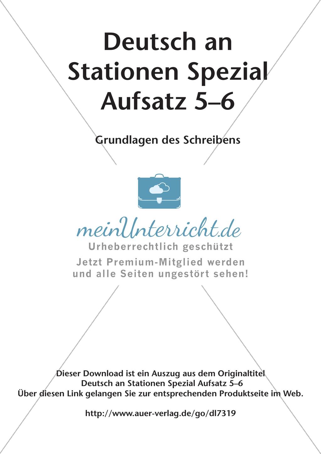 Aufsatzarbeit: Grundlagen Preview 2
