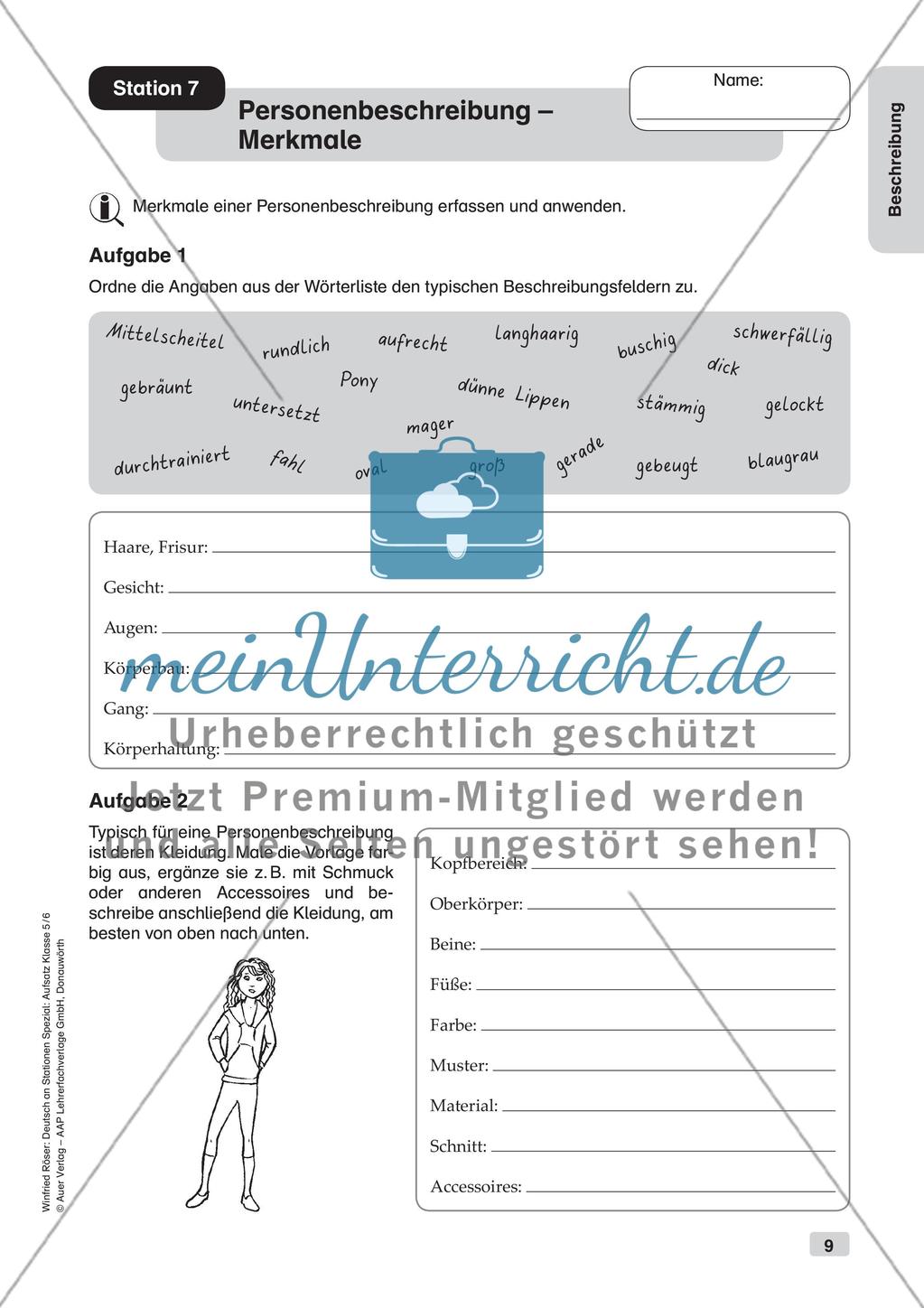 Aufsatzarbeit: Beschreibung Preview 11