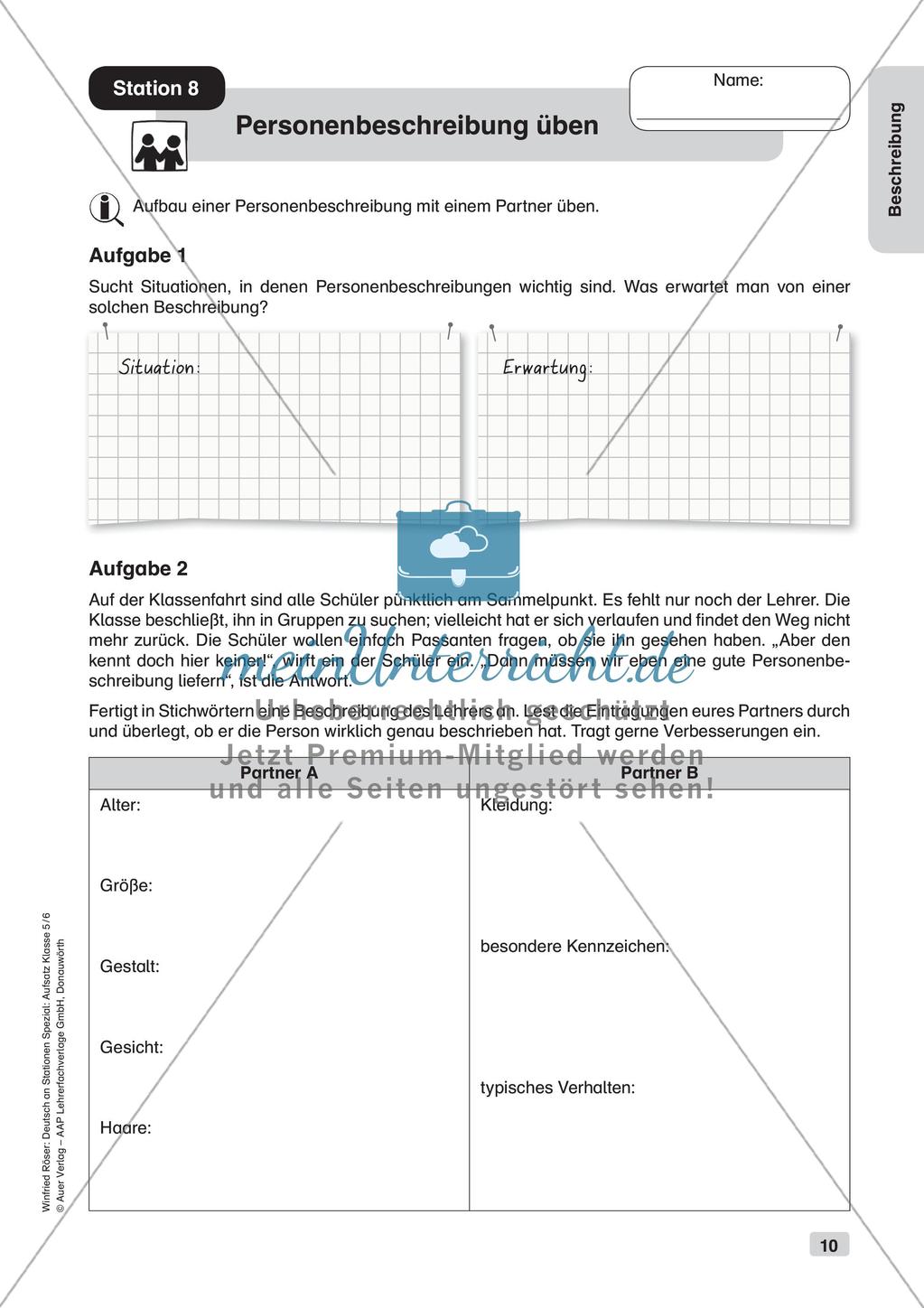 Aufsatzarbeit: Beschreibung Preview 12