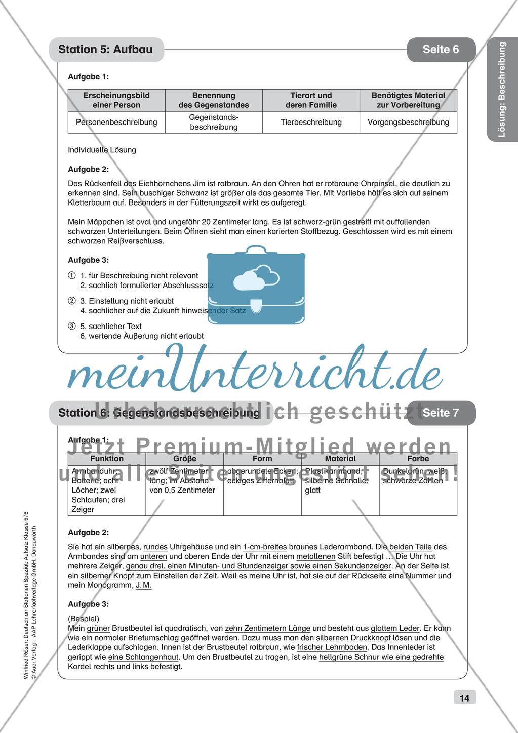 Aufsatzarbeit: Beschreibung Preview 16