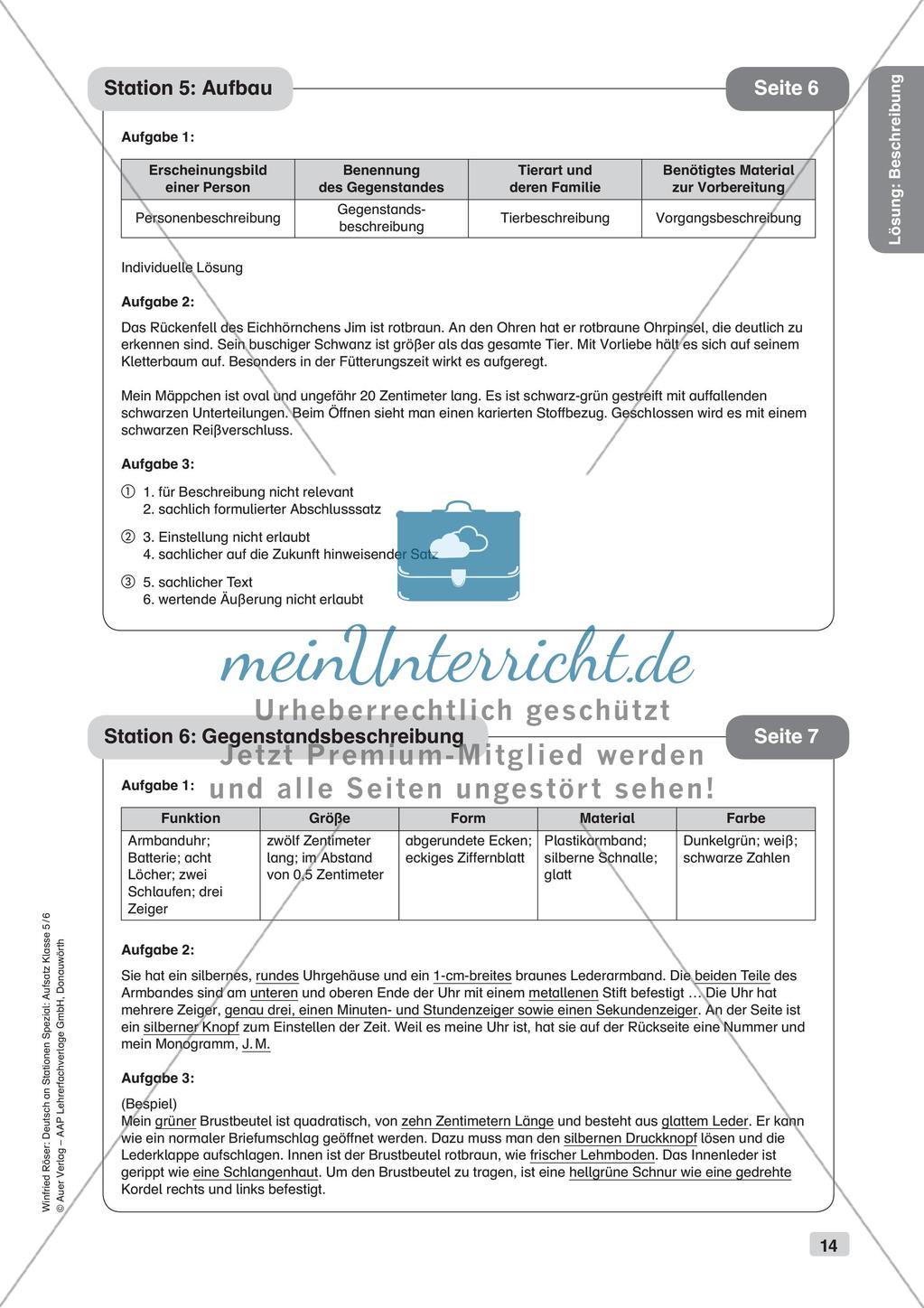 Aufsatzarbeit: Beschreibung Preview 16